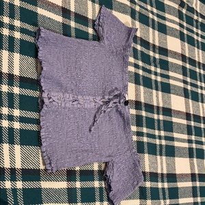 Off the shoulder crop top